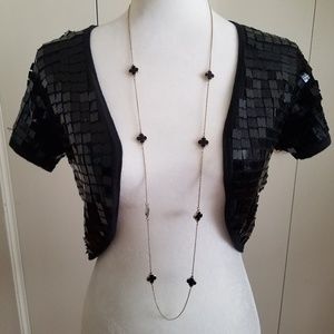 Black party bolero jacket